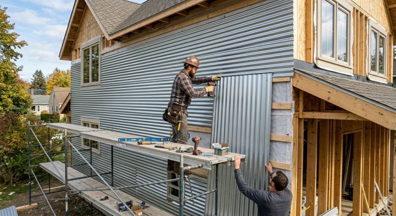 Corrugated Siding Installation in Muscle Shoals, AL