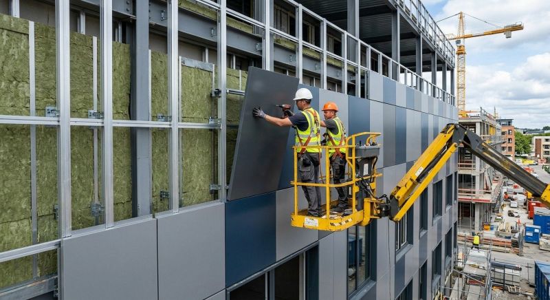 Facade Cladding Installation in Muscle Shoals, AL