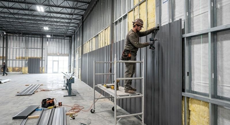 Metal Paneling Installation in Muscle Shoals, AL