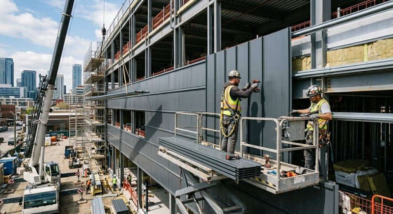 Steel Cladding Installation in Muscle Shoals, AL